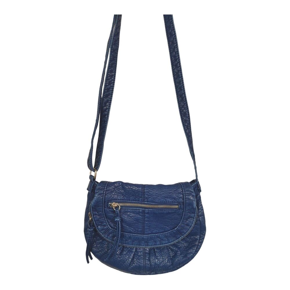 AEROPOSTALE blue faux leather Crossbody bag